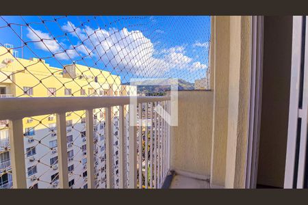 Varanda da Sala de apartamento para alugar com 2 quartos, 48m² em Todos Os Santos, Rio de Janeiro