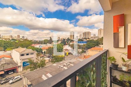 Varanda da Sala/Cozinha de kitnet/studio à venda com 1 quarto, 25m² em Vila da Saúde, São Paulo