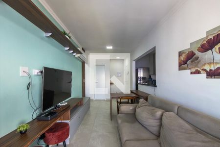 Sala de apartamento para alugar com 2 quartos, 54m² em Vila Caiçara, Praia Grande