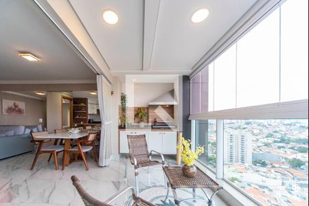 Varanda da Sala de apartamento para alugar com 2 quartos, 83m² em Parque Bandeirante, Santo André