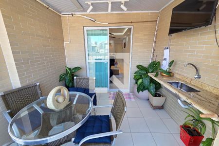 Varanda de apartamento para alugar com 2 quartos, 172m² em Guilhermina, Praia Grande