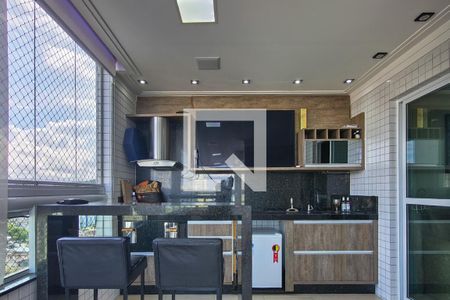 Sacada  de apartamento para alugar com 3 quartos, 140m² em Canto do Forte, Praia Grande