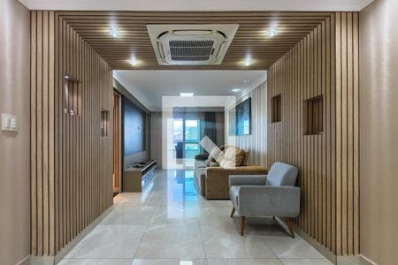 Sala de apartamento para alugar com 3 quartos, 140m² em Canto do Forte, Praia Grande