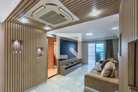 Sala de apartamento para alugar com 3 quartos, 140m² em Canto do Forte, Praia Grande