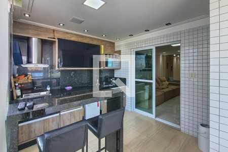 Sacada  de apartamento para alugar com 3 quartos, 140m² em Canto do Forte, Praia Grande