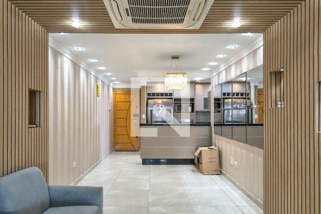 Sala de apartamento para alugar com 3 quartos, 140m² em Canto do Forte, Praia Grande
