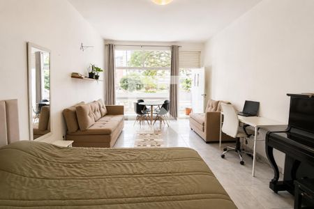 Dormitório de apartamento para alugar com 1 quarto, 44m² em Consolação, São Paulo