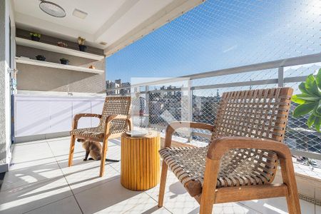 Sala/Cozinha - Varanda de apartamento à venda com 2 quartos, 83m² em Perdizes, São Paulo