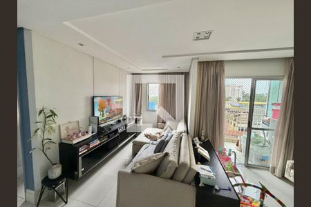 Sala de apartamento à venda com 3 quartos, 73m² em Vila Santa Luzia, São Bernardo do Campo