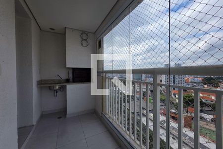 Varanda da Sala de apartamento para alugar com 3 quartos, 72m² em Campestre, Santo André