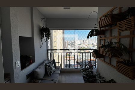 Sala - Sala de Jantar Varanda de apartamento à venda com 3 quartos, 75m² em Campestre, Santo André