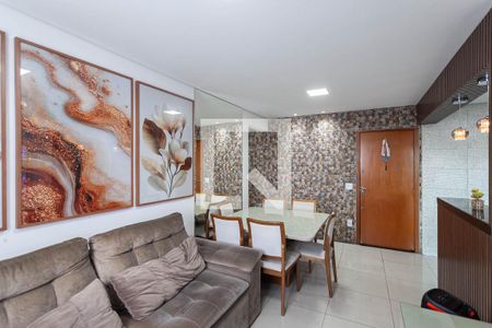 Sala de apartamento à venda com 2 quartos, 85m² em Novo Progresso, Contagem