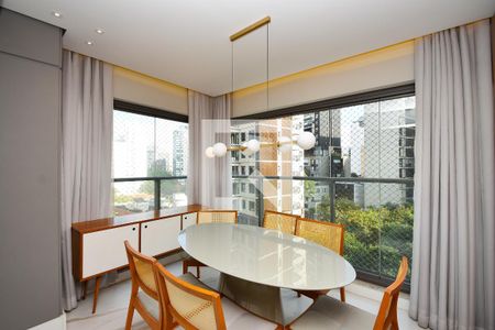 sala de jantar de apartamento para alugar com 2 quartos, 70m² em Jardins, São Paulo