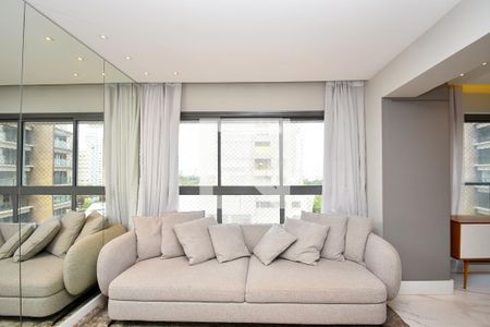 sala de estar de apartamento para alugar com 2 quartos, 70m² em Jardins, São Paulo