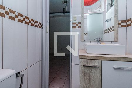 banheiro social_3 de apartamento à venda com 1 quarto, 30m² em Vila Guarani, São Paulo