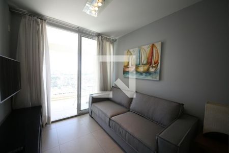 Sala de apartamento para alugar com 1 quarto, 47m² em Brooklin, São Paulo