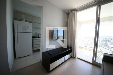 Sala de apartamento para alugar com 1 quarto, 47m² em Brooklin, São Paulo