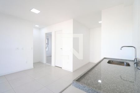 Sala/Cozinha de apartamento para alugar com 2 quartos, 53m² em Barra Funda, São Paulo