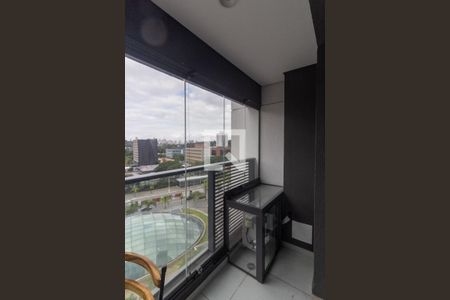 Varanda de kitnet/studio para alugar com 1 quarto, 23m² em Jardim das Acacias, São Paulo