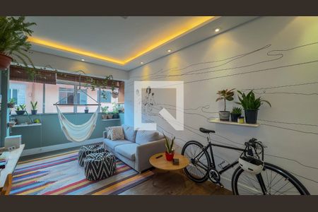 Sala de apartamento à venda com 2 quartos, 83m² em Jardim Francisco Mendes, São Paulo