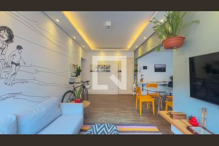 Sala de apartamento à venda com 2 quartos, 83m² em Jardim Francisco Mendes, São Paulo