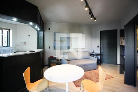 Sala/ Suíte  de kitnet/studio à venda com 1 quarto, 39m² em Itaim Bibi, São Paulo