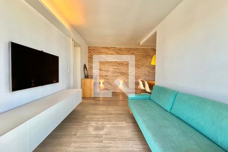 Sala de apartamento para alugar com 1 quarto, 60m² em Mirandópolis, São Paulo