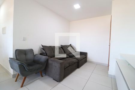 Sala de apartamento para alugar com 2 quartos, 64m² em Gávea, Uberlândia