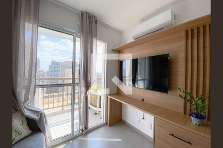 Sala/cozinha de apartamento para alugar com 1 quarto, 28m² em Perdizes, São Paulo