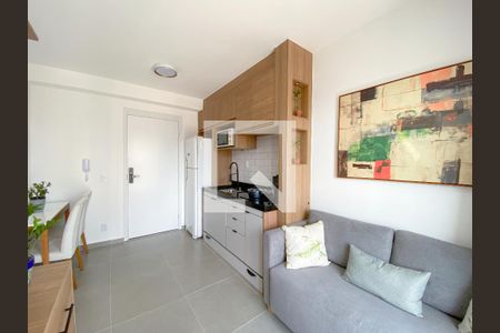 Sala/cozinha de apartamento para alugar com 1 quarto, 28m² em Perdizes, São Paulo
