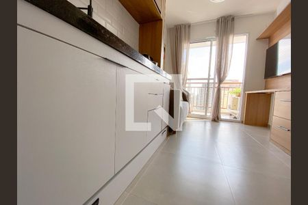 Sala/cozinha de apartamento para alugar com 1 quarto, 28m² em Perdizes, São Paulo