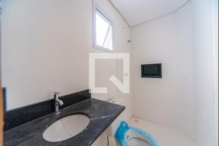 Banheiro  de apartamento à venda com 2 quartos, 48m² em Vila América, Santo André