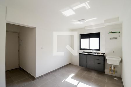 Sala/Cozinha/Área de Serviço de apartamento à venda com 1 quarto, 32m² em Vila Dom Pedro Ii, São Paulo