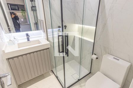 Banheiro de apartamento para alugar com 1 quarto, 26m² em Alto da Mooca, São Paulo