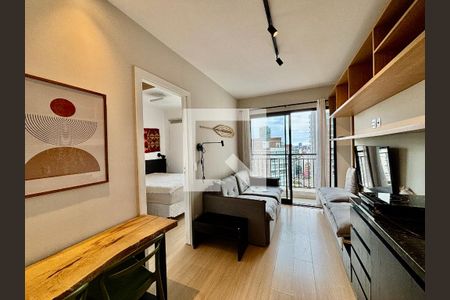 Sala/cozinha de kitnet/studio para alugar com 1 quarto, 37m² em Sumaré, São Paulo