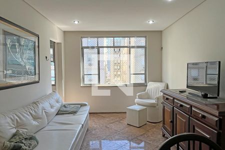 Sala de apartamento para alugar com 2 quartos, 56m² em Aparecida, Santos