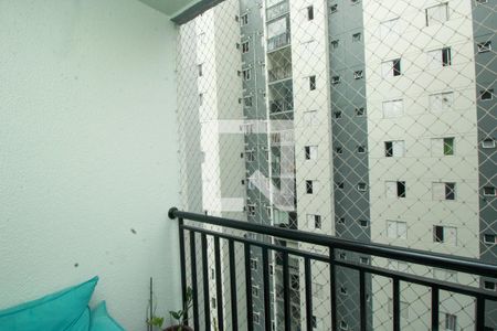 Varanda da Sala de apartamento à venda com 2 quartos, 64m² em Jardim, Santo André