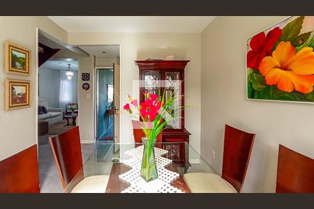Sala de Jantar de casa de condomínio à venda com 3 quartos, 161m² em Guarujá, Porto Alegre