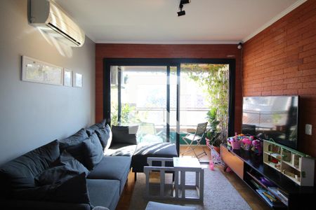 Sala de apartamento à venda com 2 quartos, 84m² em Petrópolis, Porto Alegre
