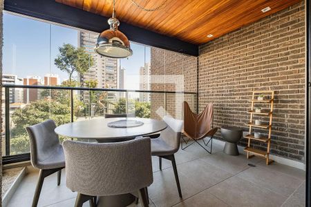 Sala/Cozinha - Varanda de apartamento para alugar com 2 quartos, 70m² em Pinheiros, São Paulo