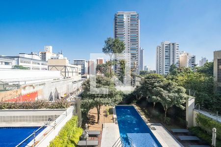 Sala/Cozinha - Vista de apartamento para alugar com 2 quartos, 70m² em Pinheiros, São Paulo