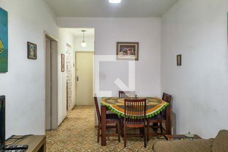 Sala  de apartamento para alugar com 1 quarto, 49m² em Guilhermina, Praia Grande