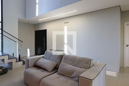 Sala  cozinha americana integrada de casa de condomínio para alugar com 2 quartos, 196m² em Mário Quintana, Viamão