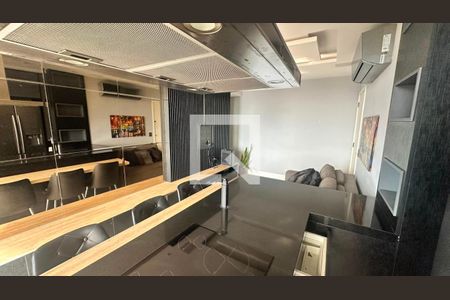 Sala de apartamento para alugar com 1 quarto, 38m² em Fátima, Niterói