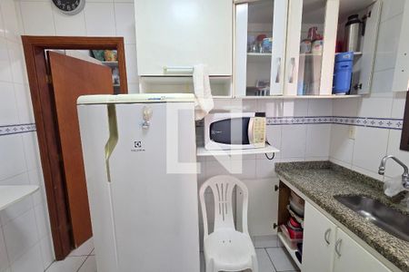Cozinha de apartamento para alugar com 1 quarto, 55m² em Boqueirão, Praia Grande