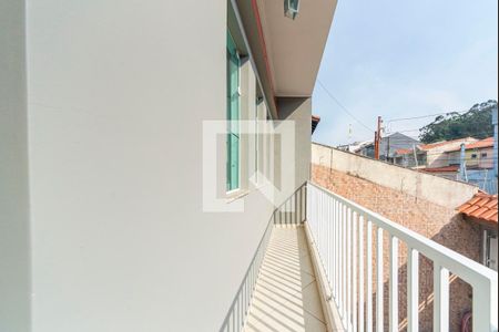 Varanda da Sala de casa à venda com 3 quartos, 249m² em Jardim Las Vegas, Santo André