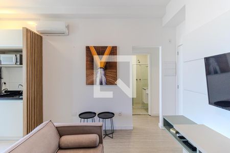 Sala de apartamento para alugar com 1 quarto, 33m² em Santa Cecilia, São Paulo