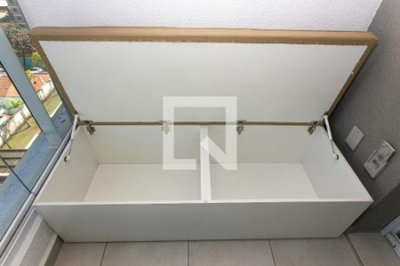 Varanda - Baú de kitnet/studio para alugar com 1 quarto, 35m² em Vila Gomes Cardim, São Paulo