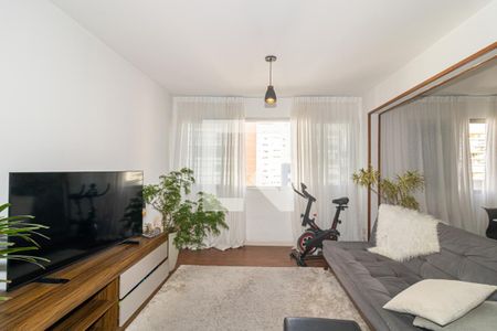 Sala de apartamento para alugar com 2 quartos, 112m² em Indianópolis, São Paulo