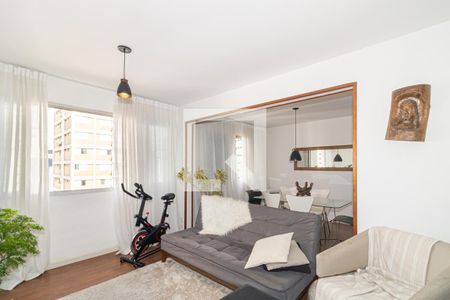 Sala de apartamento para alugar com 2 quartos, 112m² em Indianópolis, São Paulo